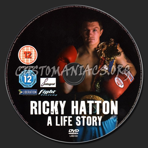 Ricky Hatton A Life Story dvd label