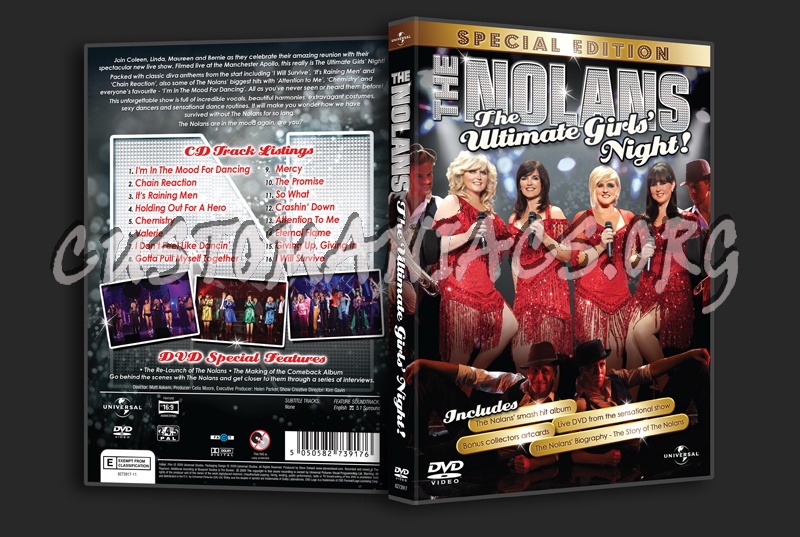 The Nolans: The Ultimate Girls' Night! dvd cover