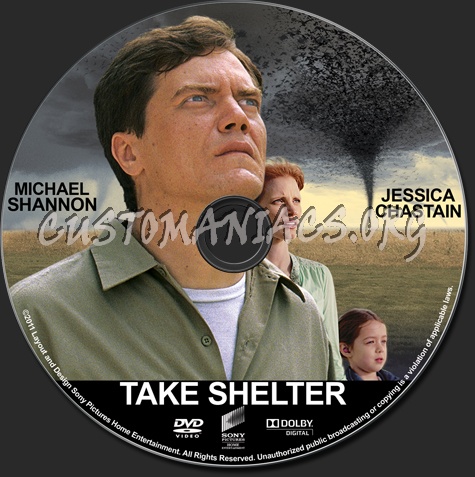 Take Shelter dvd label