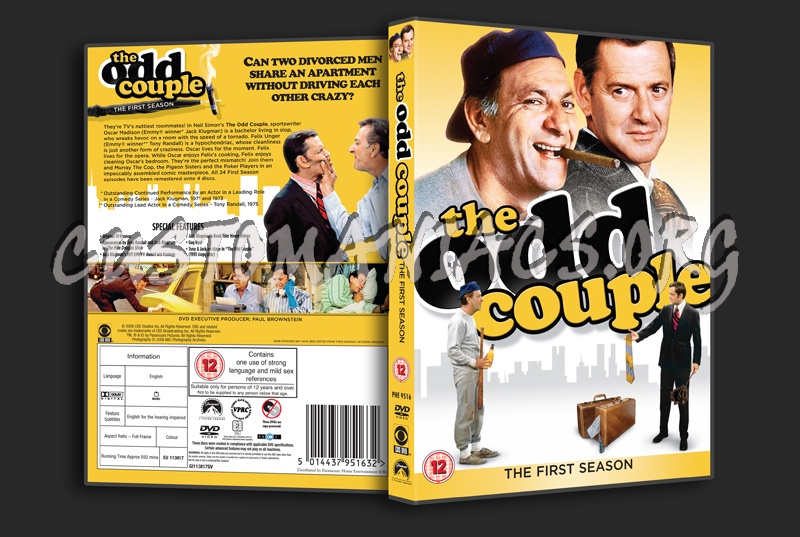 The Odd Couple Season 1 dvd cover