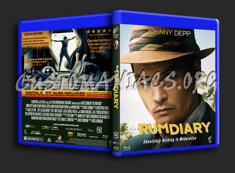 The Rum Diary blu-ray cover