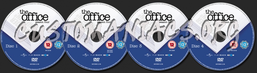 The Office US Season 4 dvd label