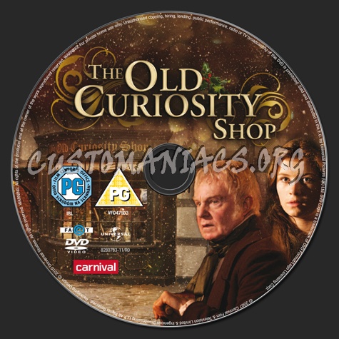 The Old Curiosity Shop dvd label