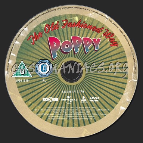 The Old Fashioned Way Poppy dvd label