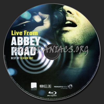 Live from Abbey Road - Best of Season One dvd label