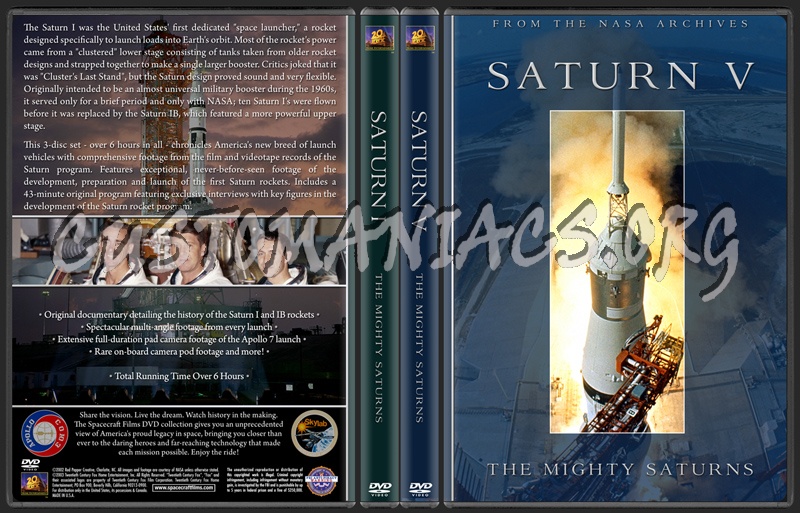 Spacecraft Films / NASA - The Mighty Saturns dvd cover