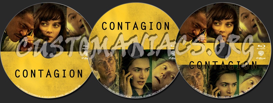 Contagion blu-ray label