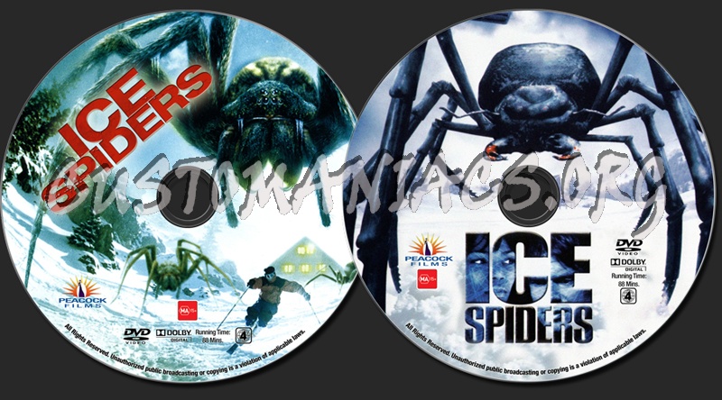 Ice Spiders dvd label