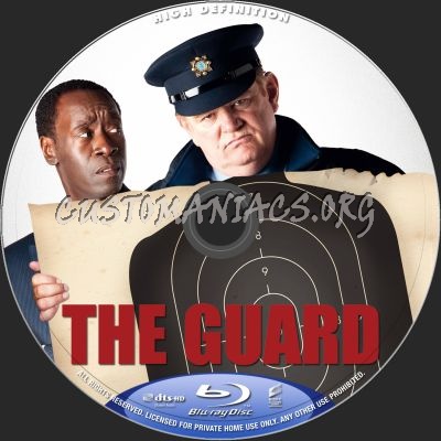 The Guard blu-ray label