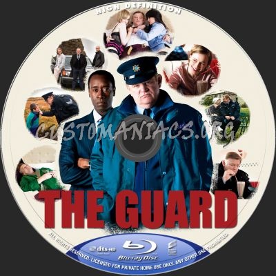 The Guard blu-ray label