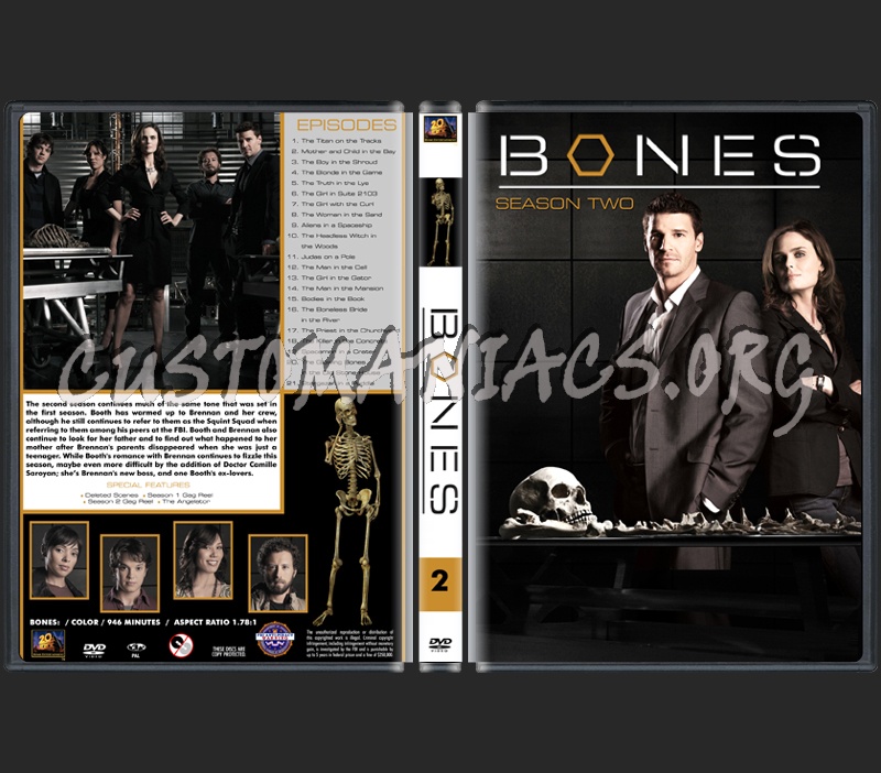 BONES Season 2 dvd cover