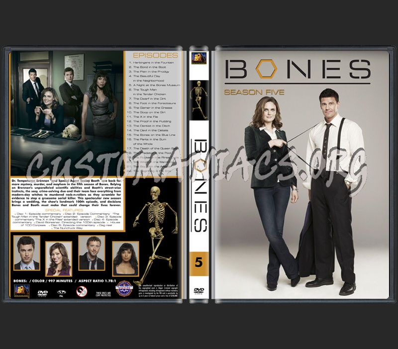 BONES Season 5 dvd cover