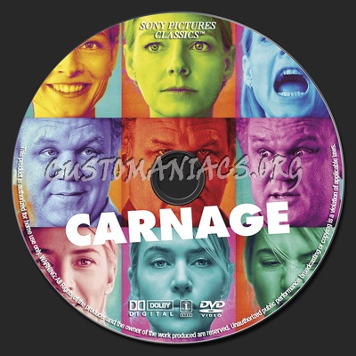 Carnage dvd label