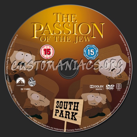 The Passion of the Jew dvd label