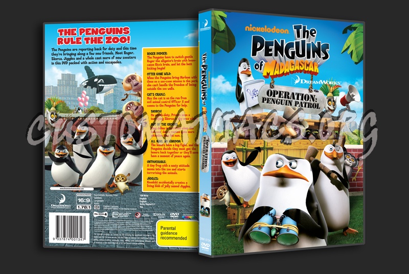 The Penguins of Madagascar Operation Penguin Patrol dvd cover