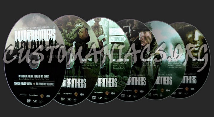 Band of Brothers dvd label