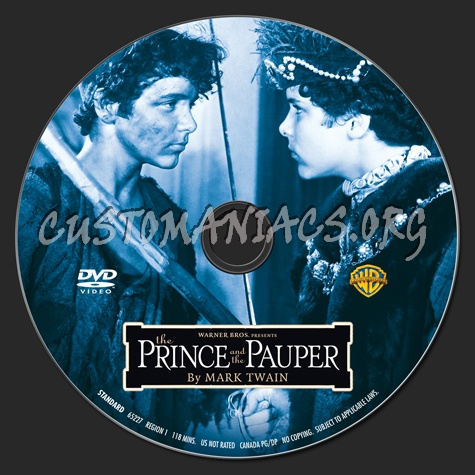 The Prince and the Pauper dvd label