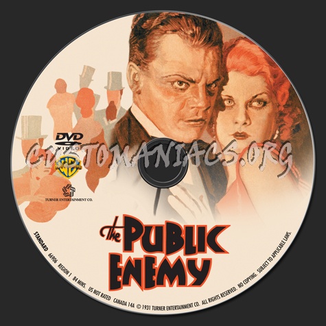 The Public Enemy dvd label