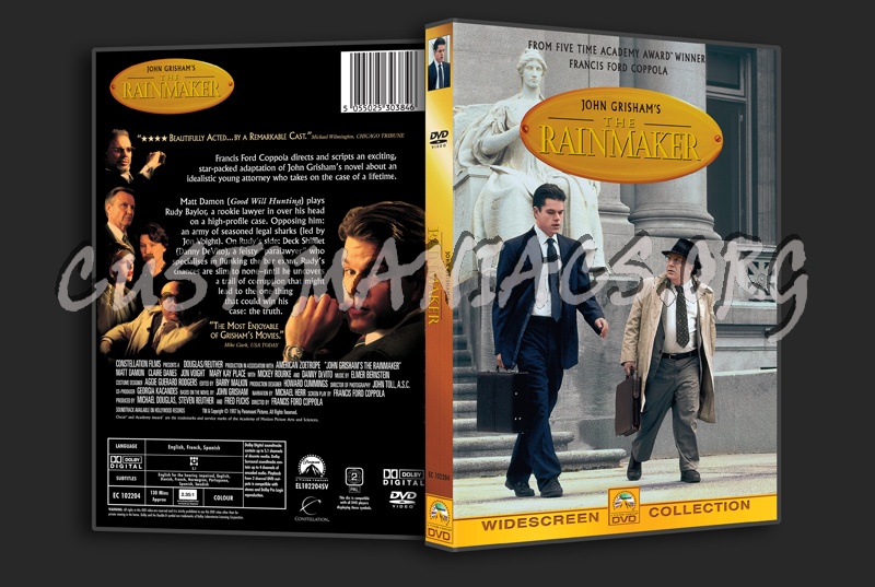 The Rainmaker (1997) dvd cover