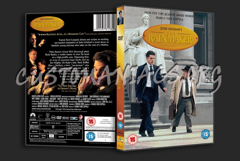 The Rainmaker (1997) dvd cover