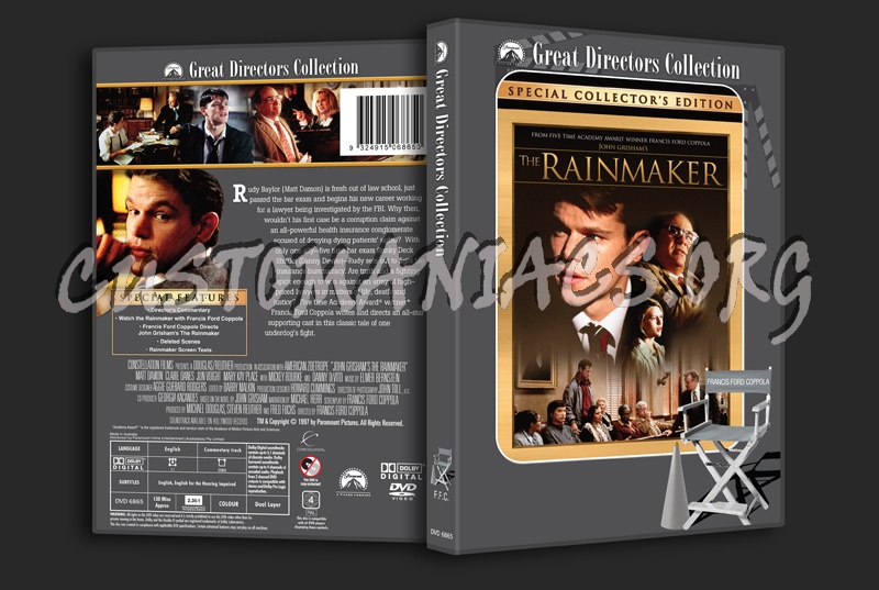 The Rainmaker (1997) dvd cover