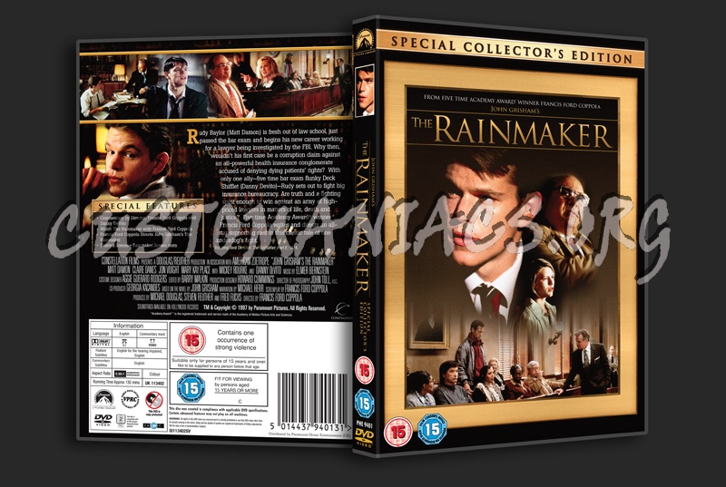 The Rainmaker (1997) dvd cover