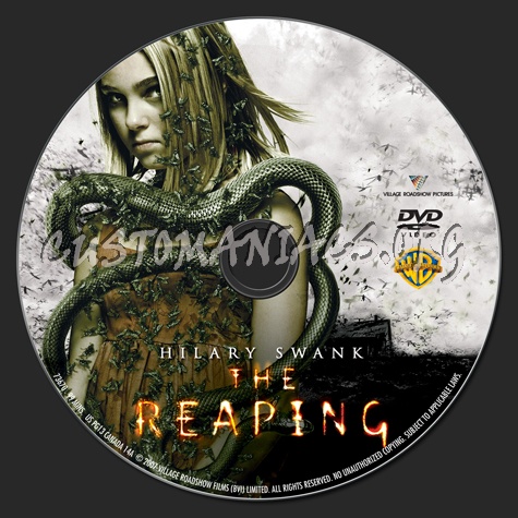 The Reaping dvd label