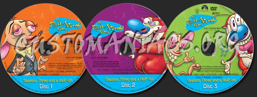 The Ren & Stimpy Show Season 3 and a Half-ish dvd label