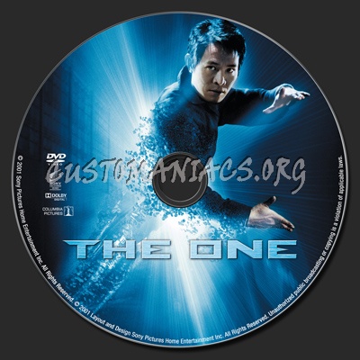 The One dvd label