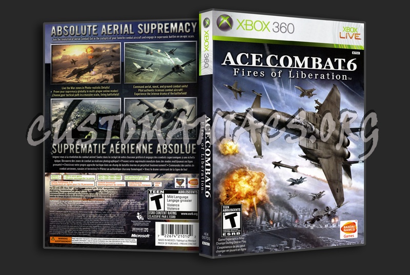 Ace Combat 6 dvd cover