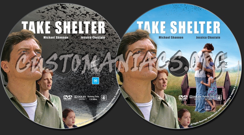 Take Shelter dvd label