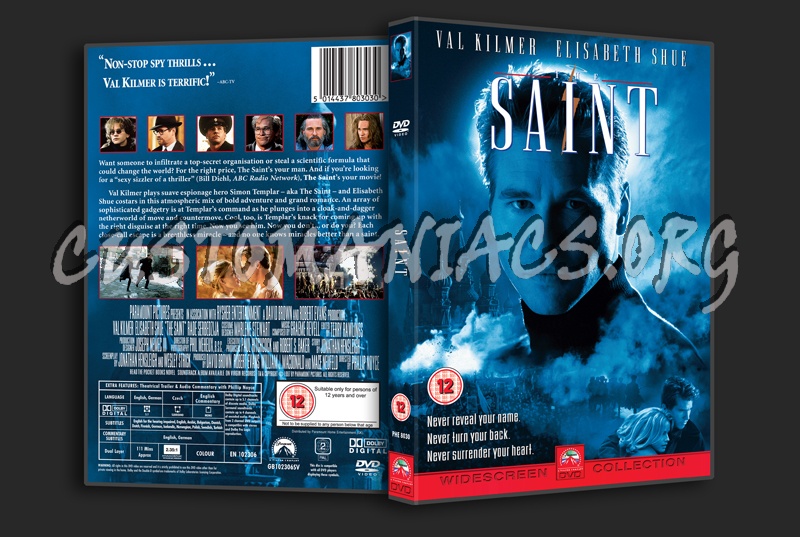 The Saint dvd cover - DVD Covers & Labels by Customaniacs, id: 158464 ...