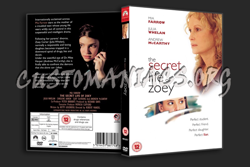 The Secret life of Zoey dvd cover