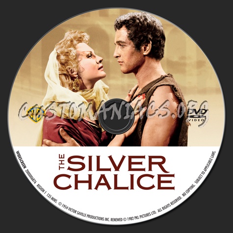 The Silver Chalice dvd label