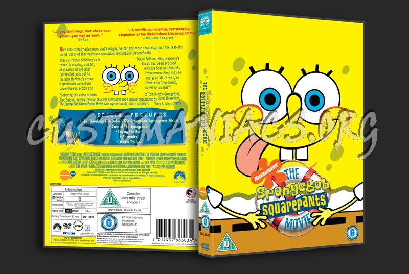 The SpongeBob SquarePants Movie dvd cover - DVD Covers & Labels by ...
