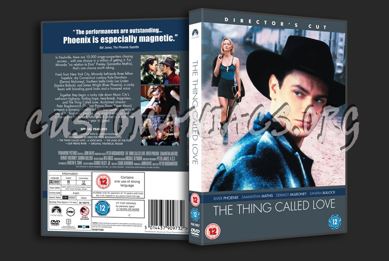 The Thing Called Love dvd cover