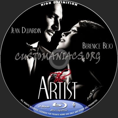 The Artist blu-ray label