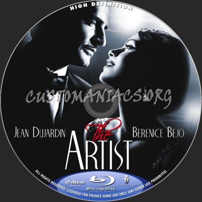 The Artist blu-ray label