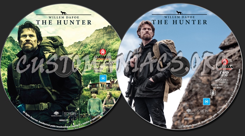 The Hunter dvd label