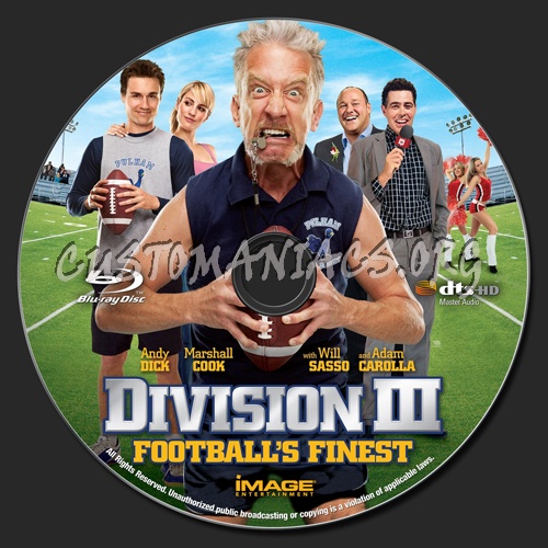 Division III: Football's Finest blu-ray label