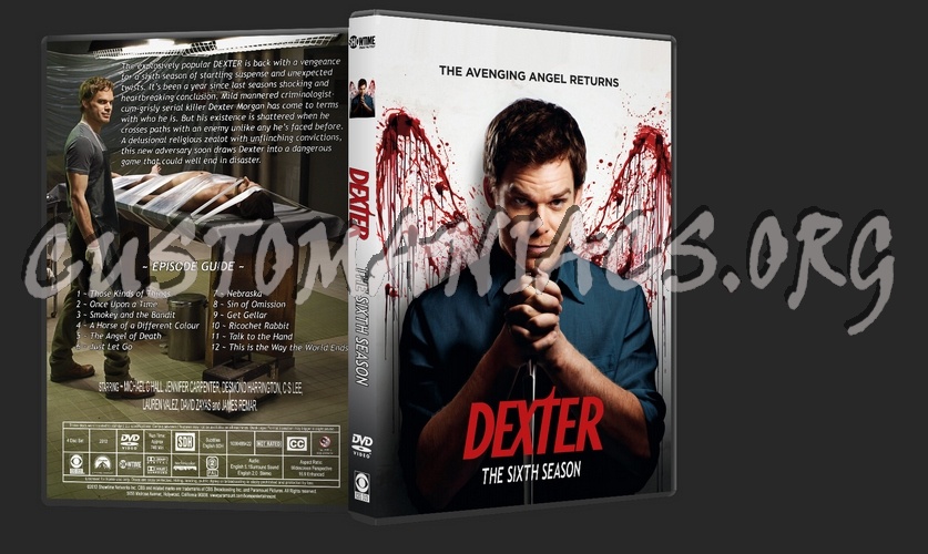 Dexter Season 6 dvd cover