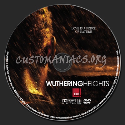 Wuthering Heights dvd label