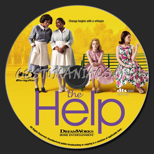 The Help blu-ray label