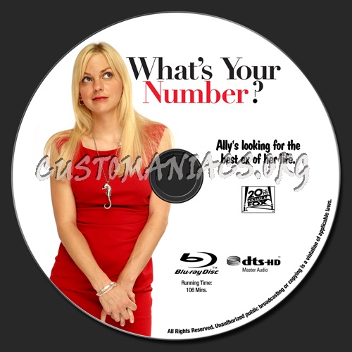 What's Your Number? blu-ray label