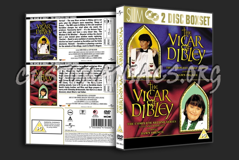 The Vicar of Dibley Season 1 & 2 dvd cover