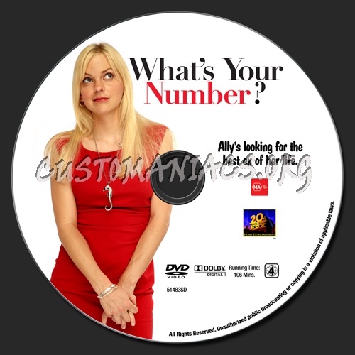What's Your Number? dvd label