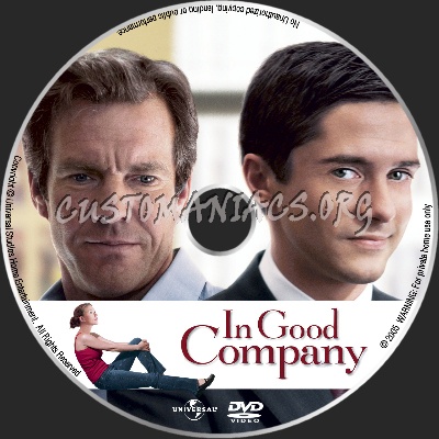 In Good Company dvd label