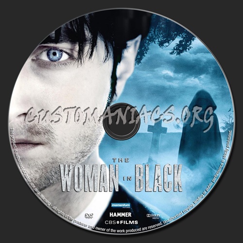 The Woman in Black dvd label