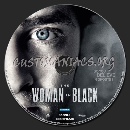 The Woman in Black dvd label