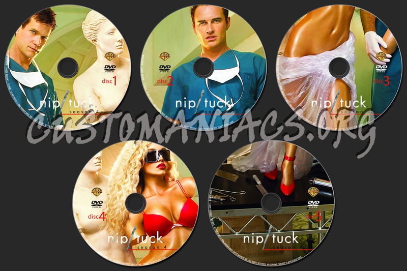 Nip Tuck Season 4 dvd label